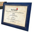 Deluxe Certificate Frame for 8 1/2"x11" Certificate